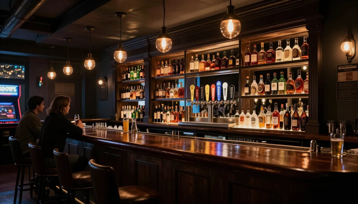 Concept visualization of Kitchen & Bar at the planned Electric Avenue venue