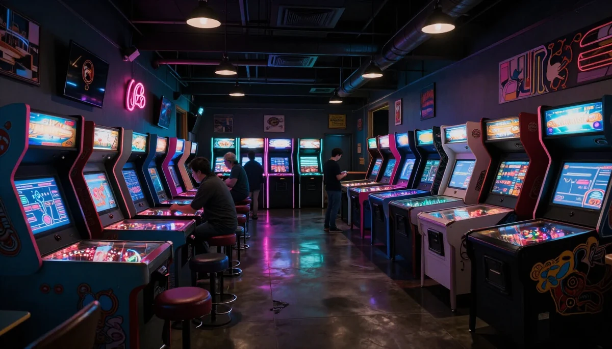 Concept visualization of Arcade & Pinball at the planned Electric Avenue venue
